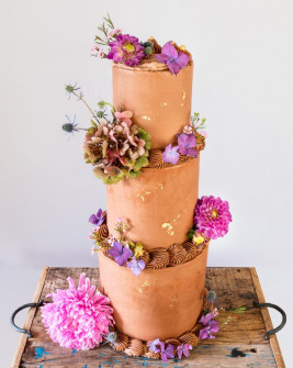Hochzeitstorte Schoko mit Schokobuttercreme
