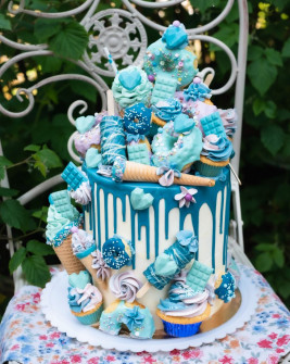 Candyland Drip Cake