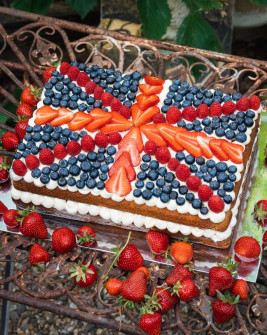 Victoria Sponge Englische Flagge