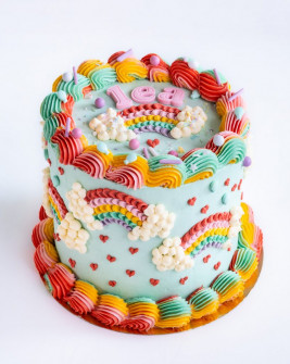 Regenbogen Torte
