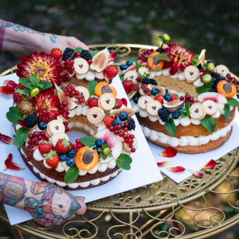 Zahlenkuchen 60