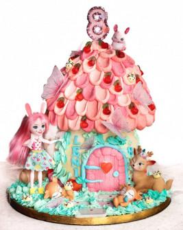 Enchantimals Cake Mushroom House
