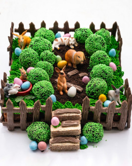 Karottenkuchen Easter Bunny Garden