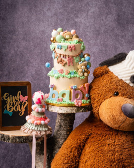 Gender Reveal Cake