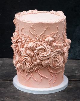 Hochzeitstorte mit Buttercreme Rosen
