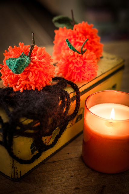 Mehr über den Artikel erfahren Halloween Pumpkin Pom-Pom