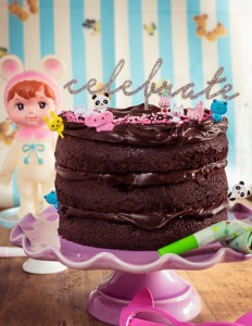 Mehr über den Artikel erfahren Double Chocolate Ganache Geburtstagskuchen