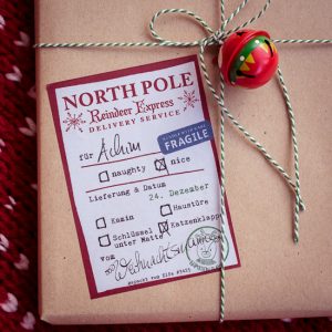 Mehr über den Artikel erfahren Geschenkesticker vom Nordpol