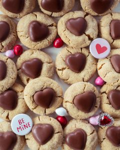 Mehr über den Artikel erfahren Peanut Butter Herz Cookies