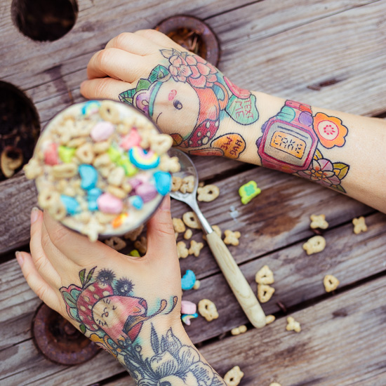 Mehr über den Artikel erfahren Cake Time Watch Tattoo