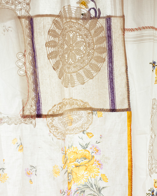 Auch ein paar Stickdecken kamen zum Einsatz