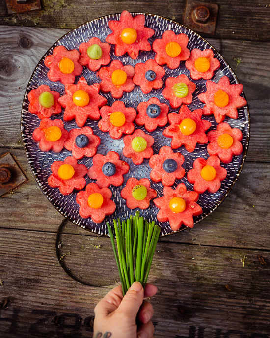 Mehr über den Artikel erfahren Melonenblumenteller