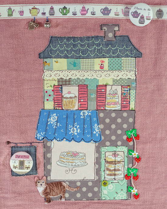 Dieses genähte Cafe wird auf jeden Fall ne Foto Seite in meinem neuen Buch Craften Mit Love