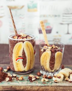 Mehr über den Artikel erfahren Schoko Banane Chia Pudding