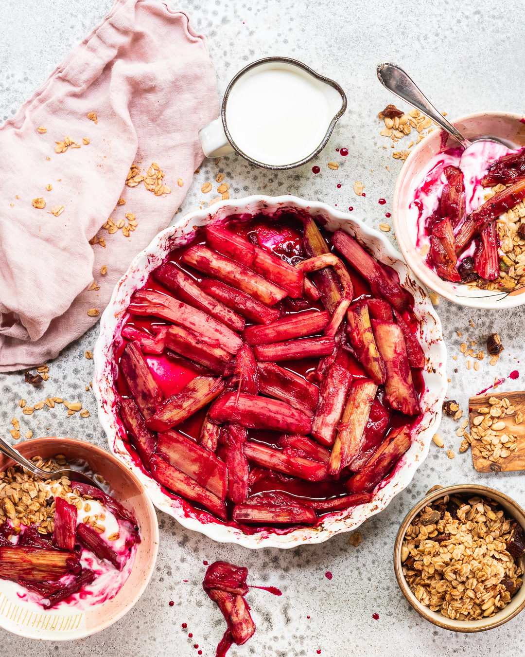 Mehr über den Artikel erfahren Gebackener Rhabarber