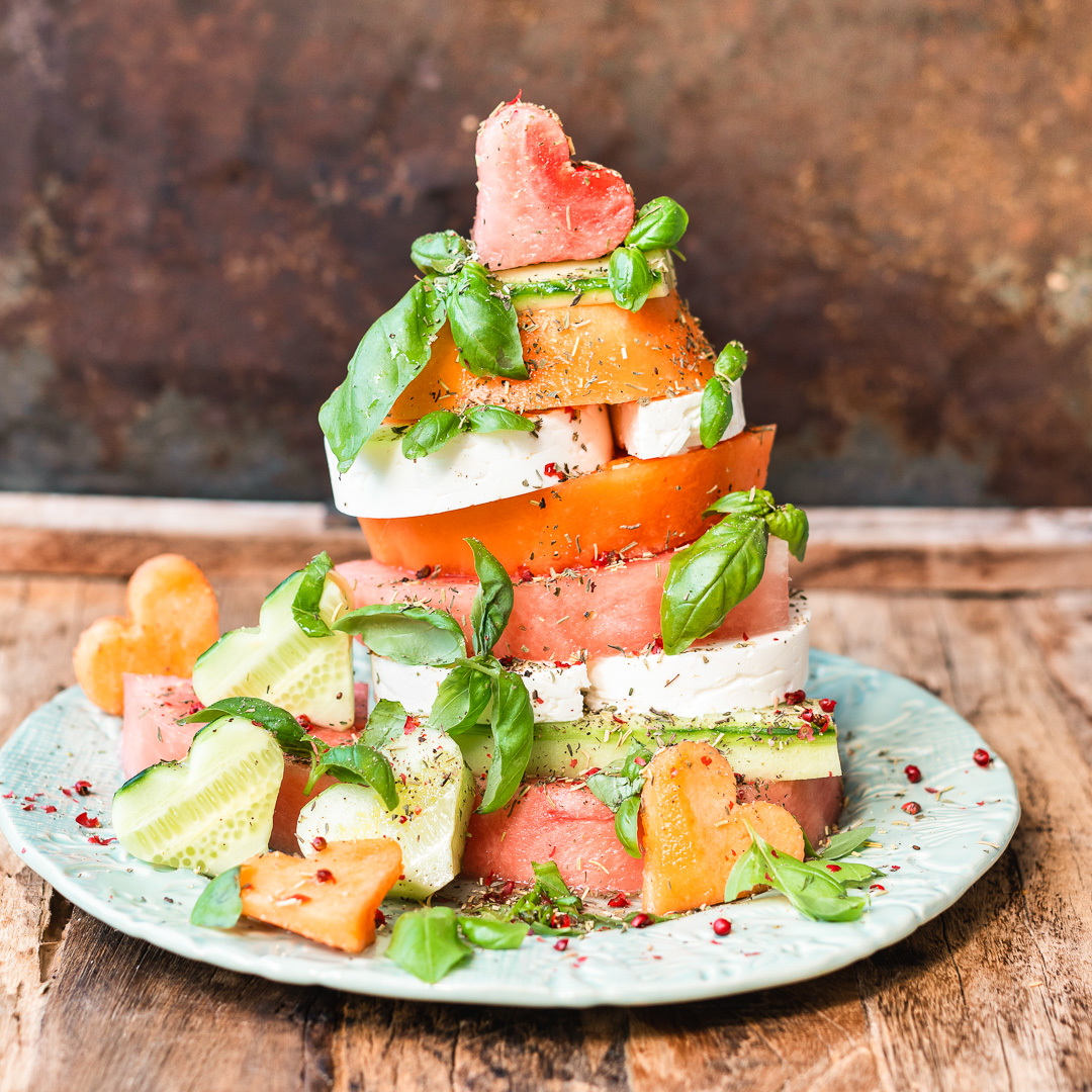 Mehr über den Artikel erfahren Melonen Gurken Sommersalat