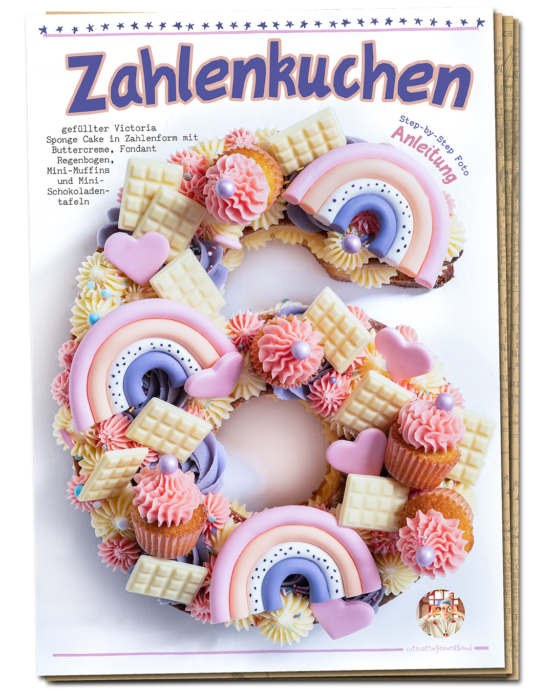 Mehr über den Artikel erfahren Zahlenkuchen / Zahlentorte Anleitung Tutorial