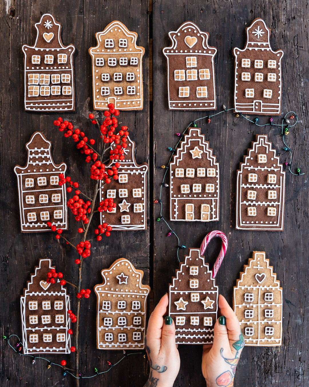 Mehr über den Artikel erfahren Grachtenhäuser aus Lebkuchenteig