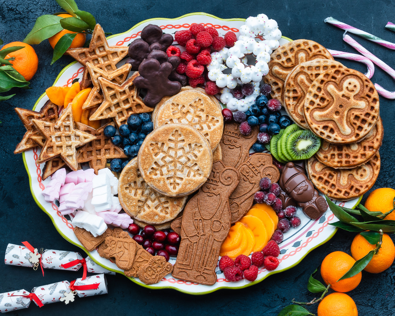 Mehr über den Artikel erfahren Weihnachtliche Waffelplatte