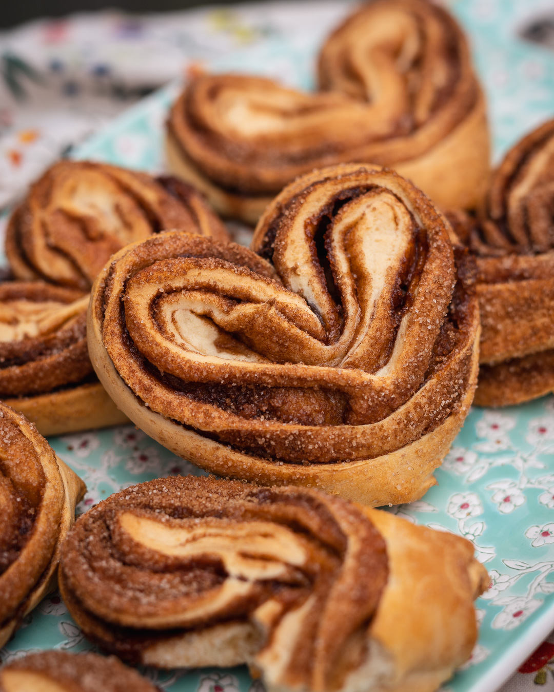 Mehr über den Artikel erfahren Zimtherzen aus Hefeteig