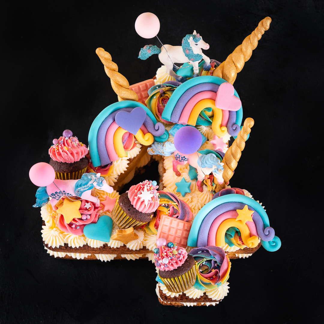 Mehr über den Artikel erfahren Regenbogen Zahlenkuchen 4