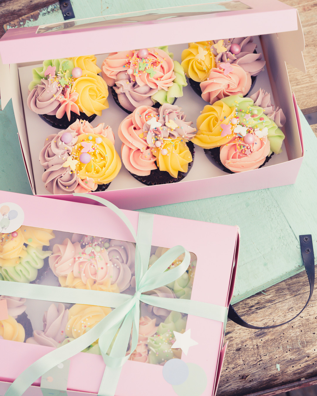 Mehr über den Artikel erfahren Schokocupcakes in der Box