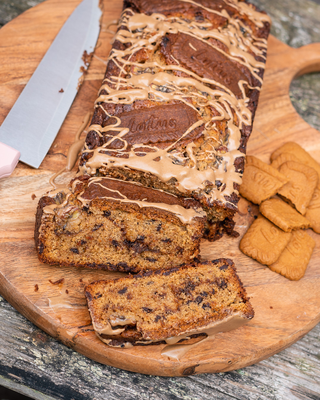 Mehr über den Artikel erfahren Lotus Biscoff Bananenbrot