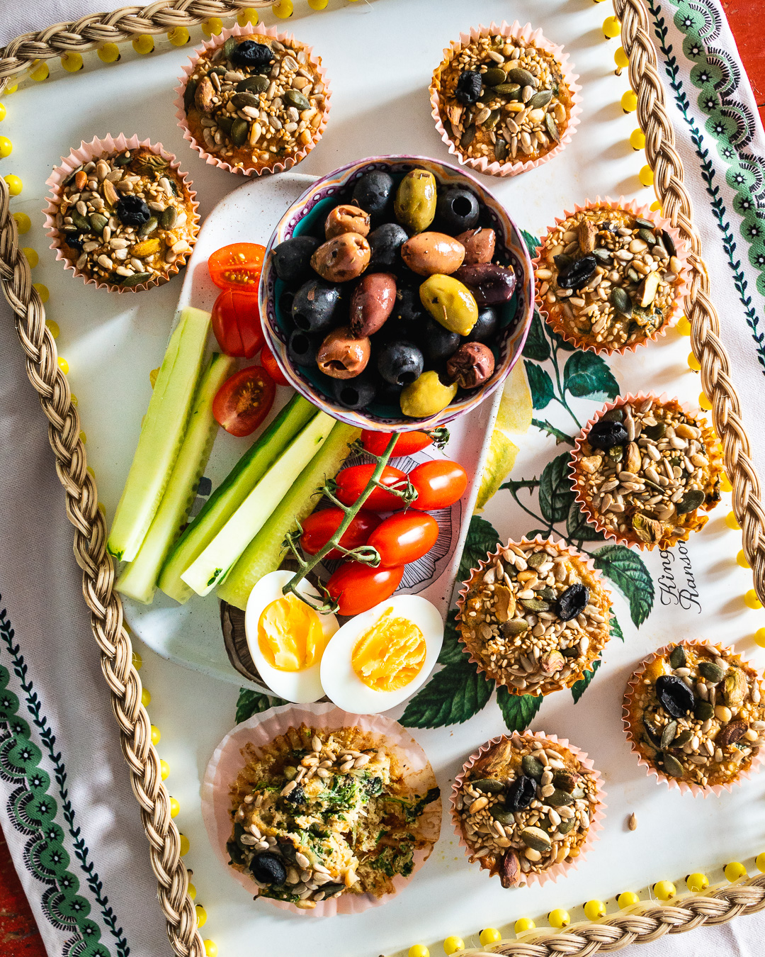 Mehr über den Artikel erfahren Glutenfreie Spinat Tahini Muffins