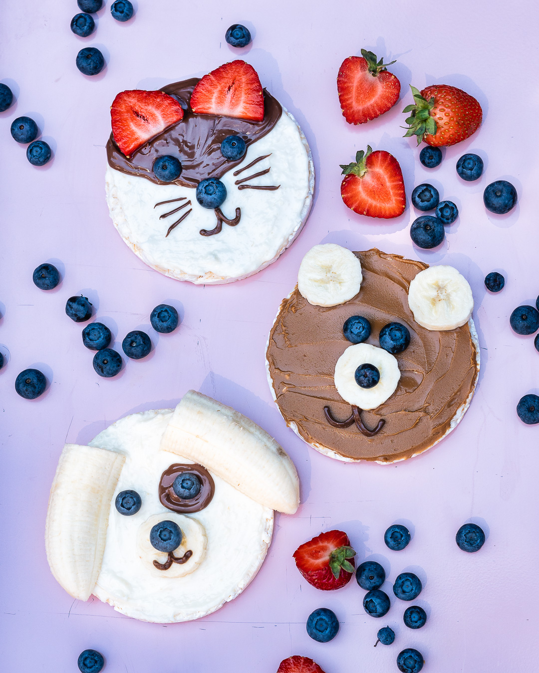 Mehr über den Artikel erfahren Tiergesichter Reiswaffelsnack