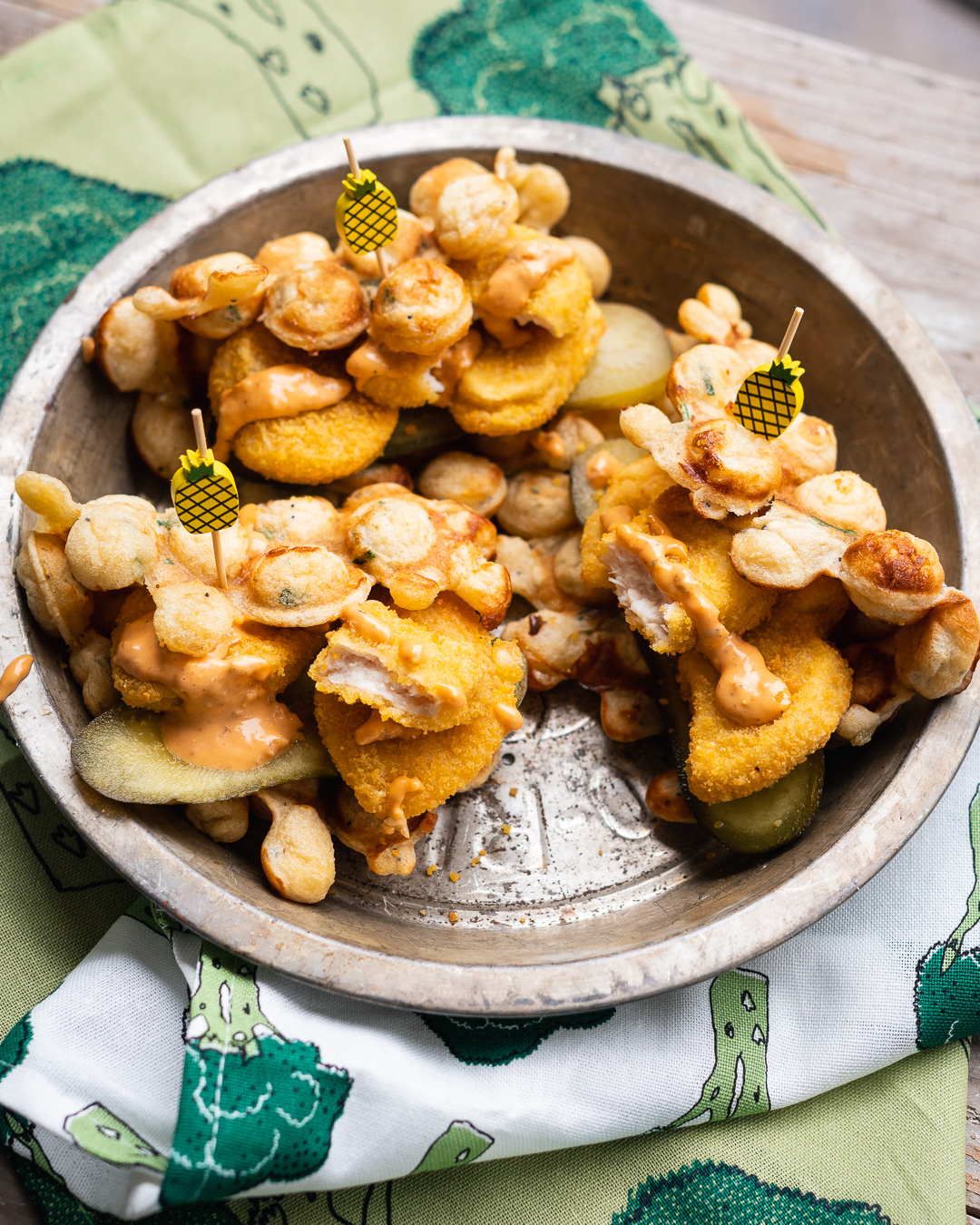 Mehr über den Artikel erfahren Salzige Maiswaffeln