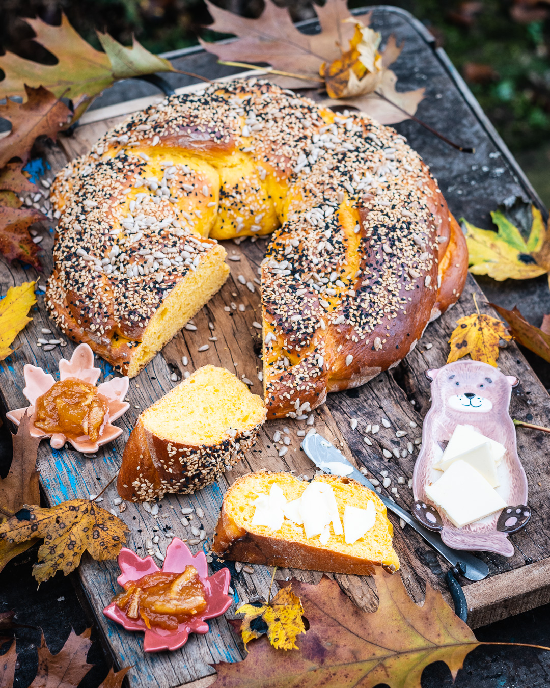 Rezept Kürbis Orangen Challah Brot Rezept Kürbis Orangen Challah Brot