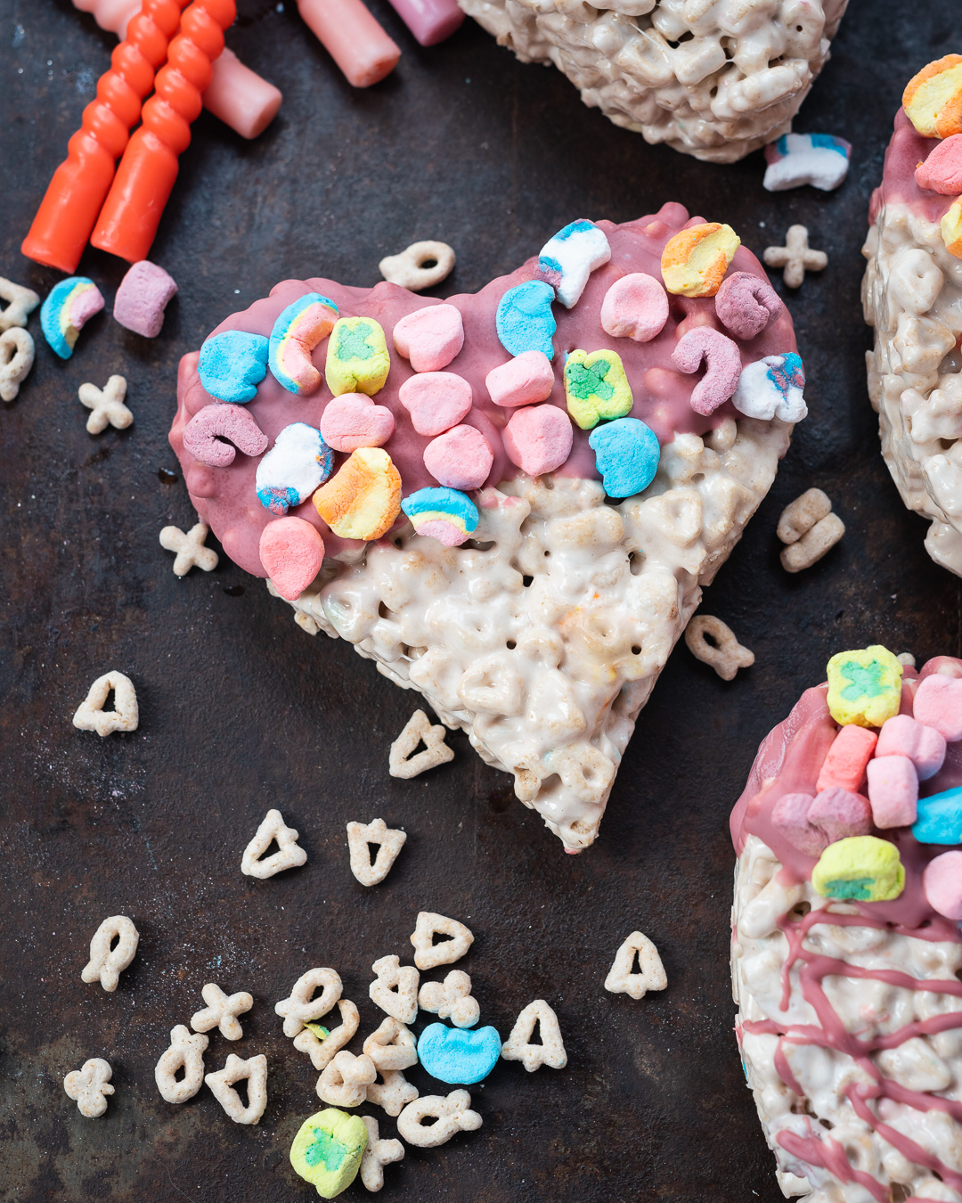 Mehr über den Artikel erfahren Lucky Charm Cerial Bar Herzen