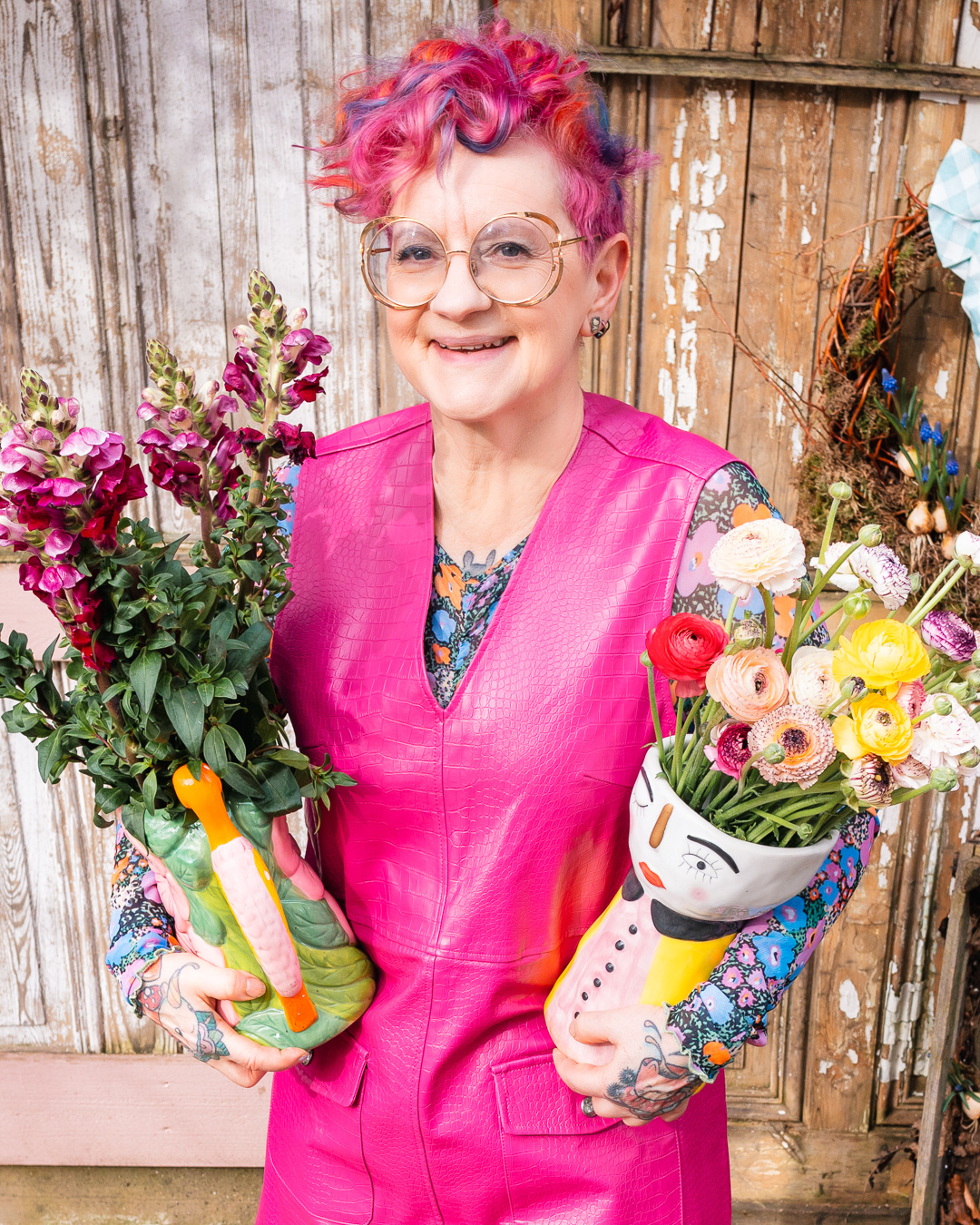 Mehr über den Artikel erfahren Ich mit Blumen