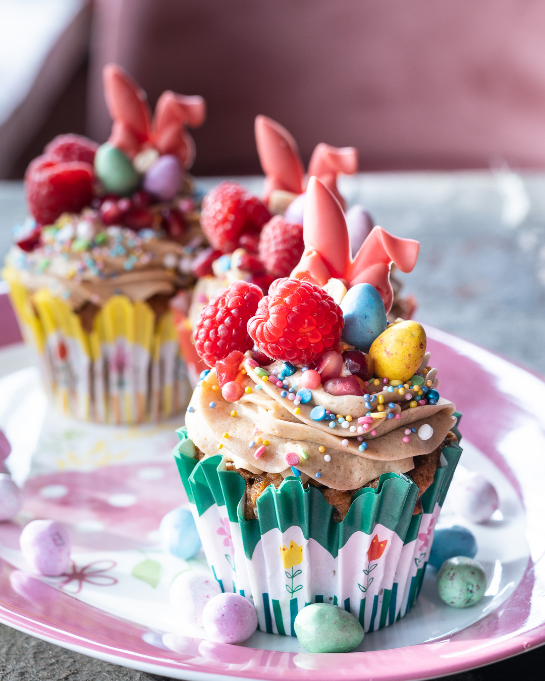 Mehr über den Artikel erfahren Carrot Cake Muffins mit Buttercreme