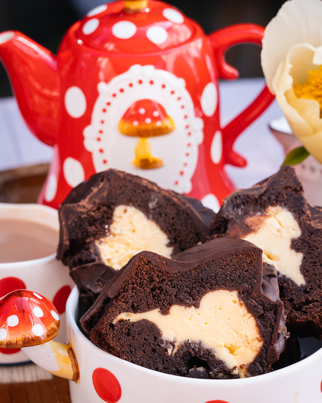 Gretchenkuchen (Schokokuchen mit Käsefüllung) Gretchenkuchen (Schokokuchen mit Käsefüllung)