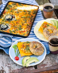 Mehr über den Artikel erfahren Selbstgemachte Bagels mit Rührei