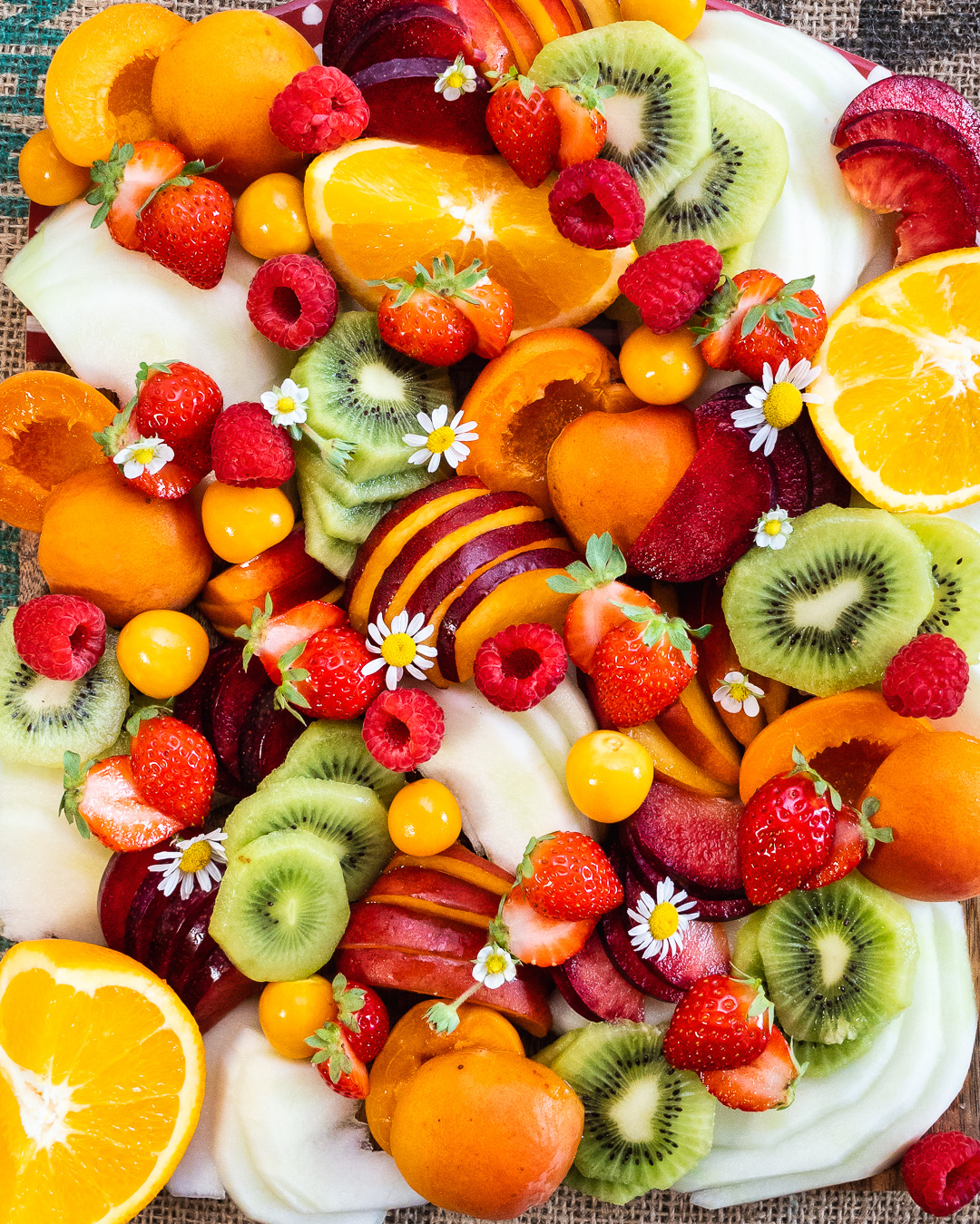 Mehr über den Artikel erfahren Sommerliche Obstplatte