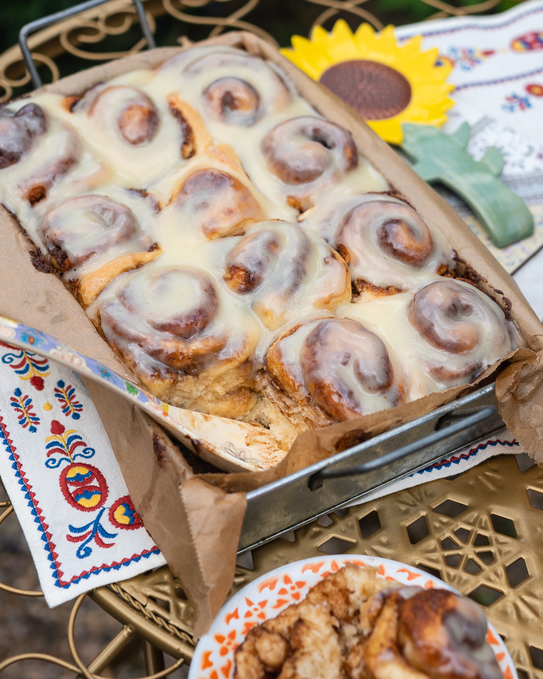 Mehr über den Artikel erfahren Zimtschencken mit Glasur (Cinnamonrolls)