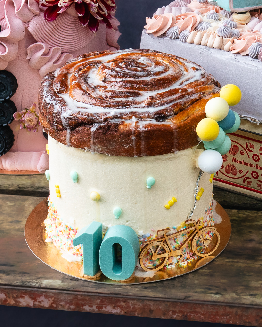 Mehr über den Artikel erfahren Banoffee Cake mit Zimtschnecke