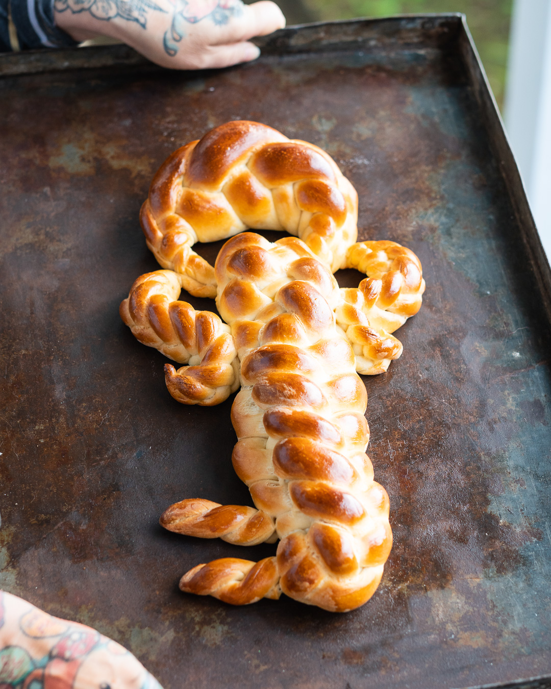 Mehr über den Artikel erfahren Challah Brot Schlüssel zum Richtfest