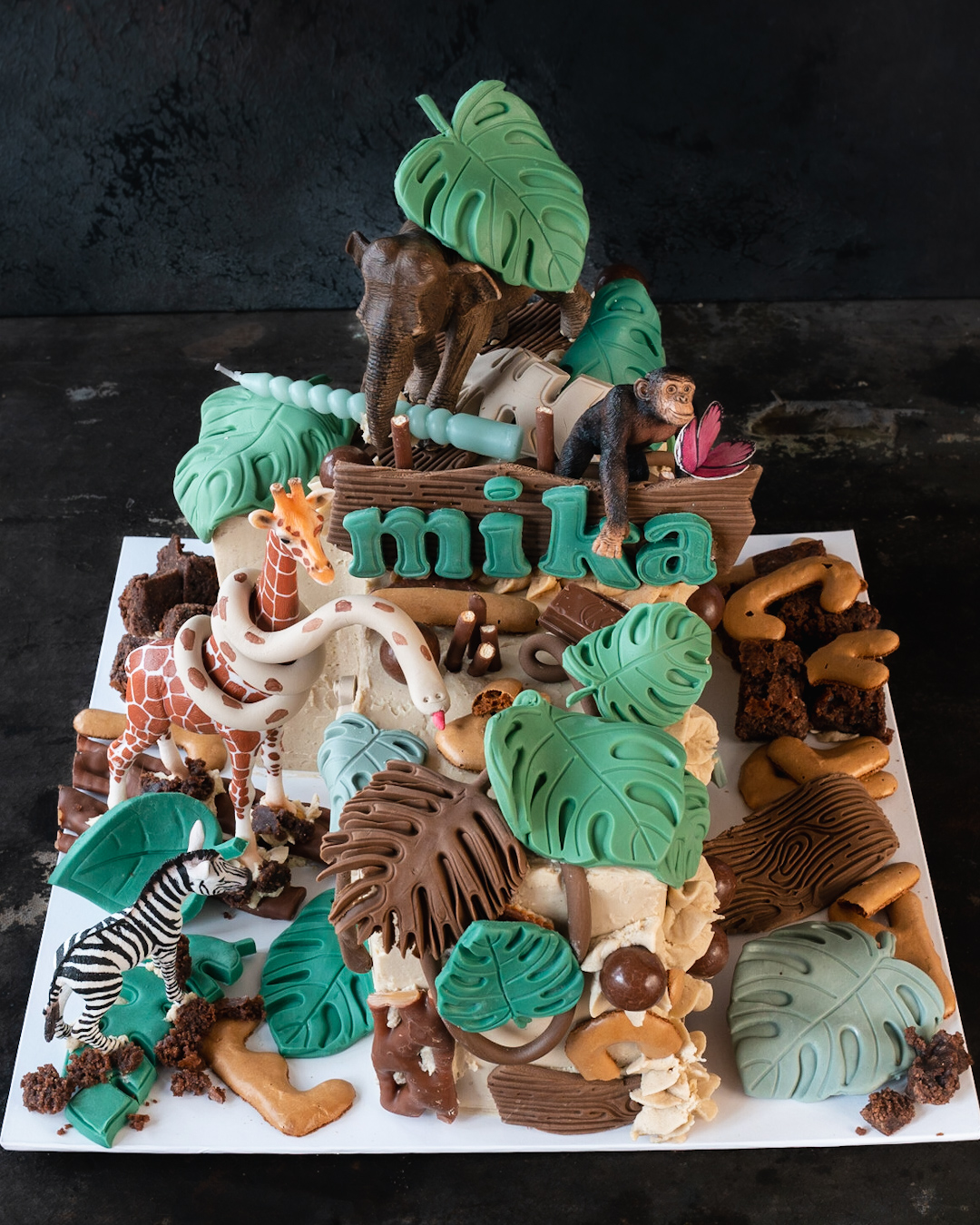 Mehr über den Artikel erfahren Safari Torte als Zahlenkuchen