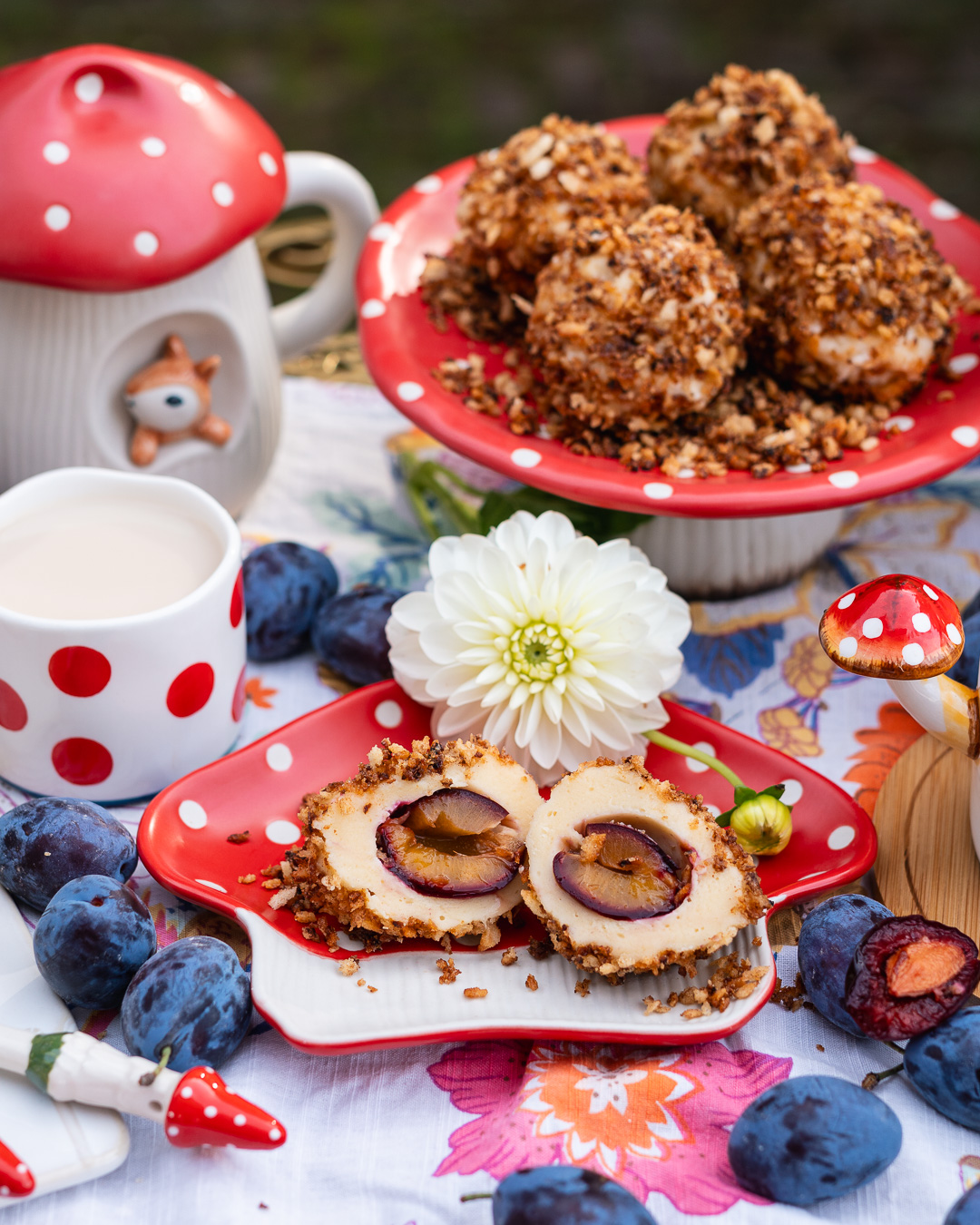 Zwetschgenknödel und Zwetschgencrumble