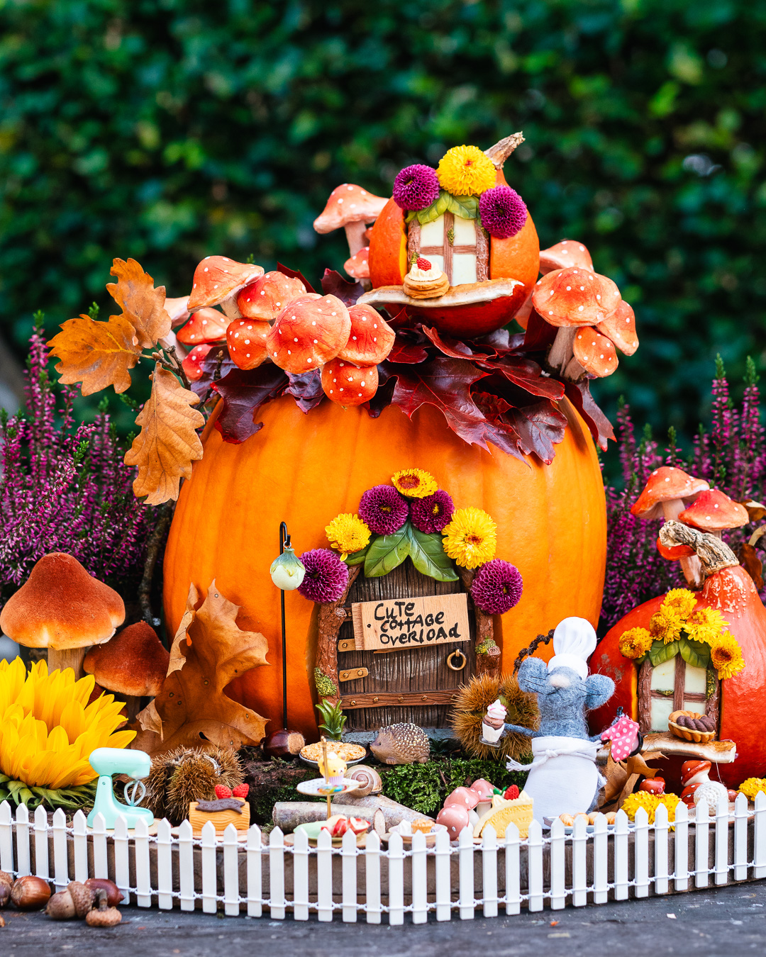 Mehr über den Artikel erfahren Kürbis Feen Haus (Fairy Pumpkin House)
