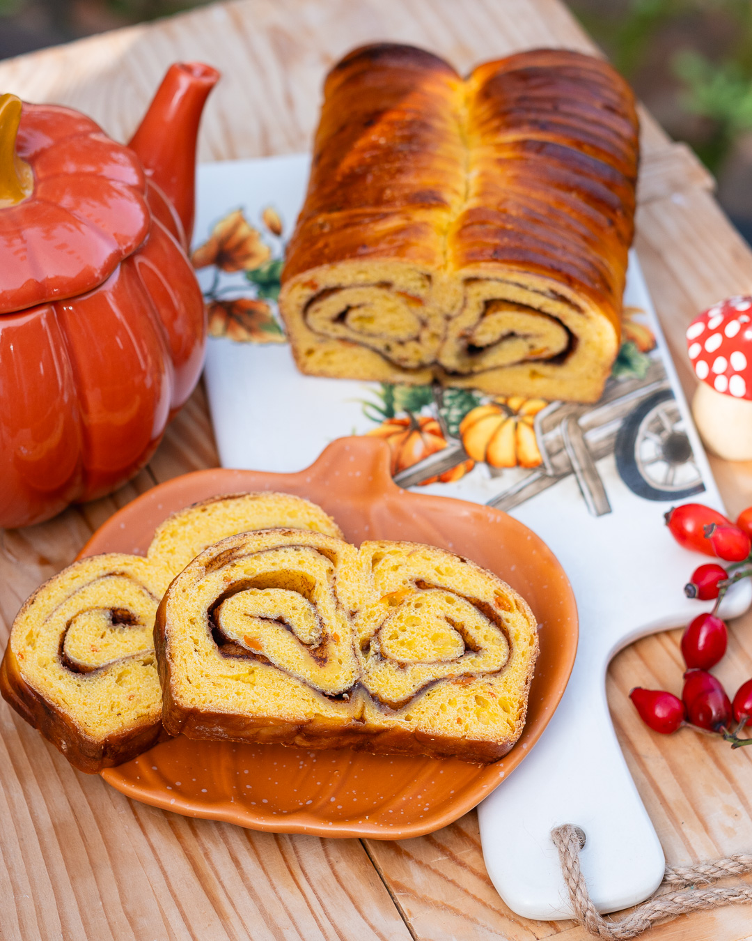 Mehr über den Artikel erfahren Kürbis Zimtbrot