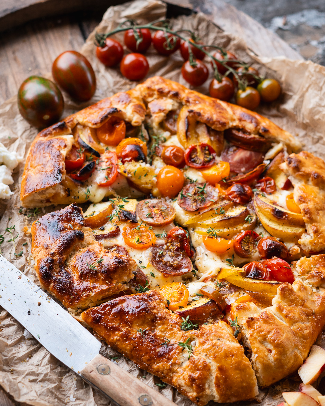 Mehr über den Artikel erfahren Tomatengalettes