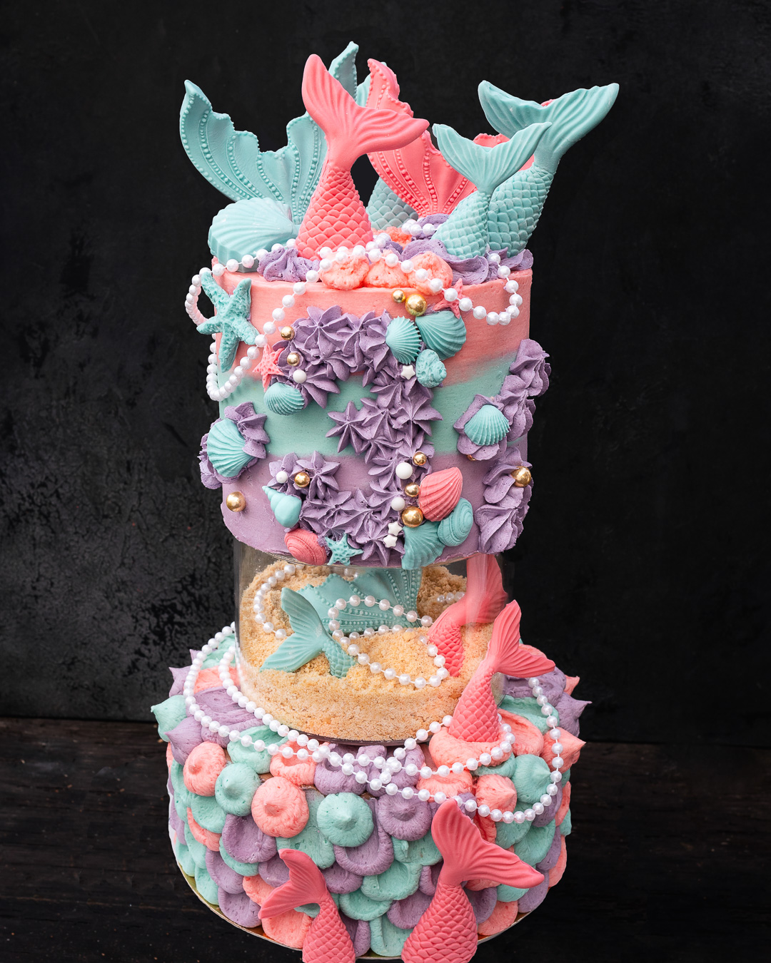 Mehr über den Artikel erfahren Meerjungfrauen Mermaid Kuchen