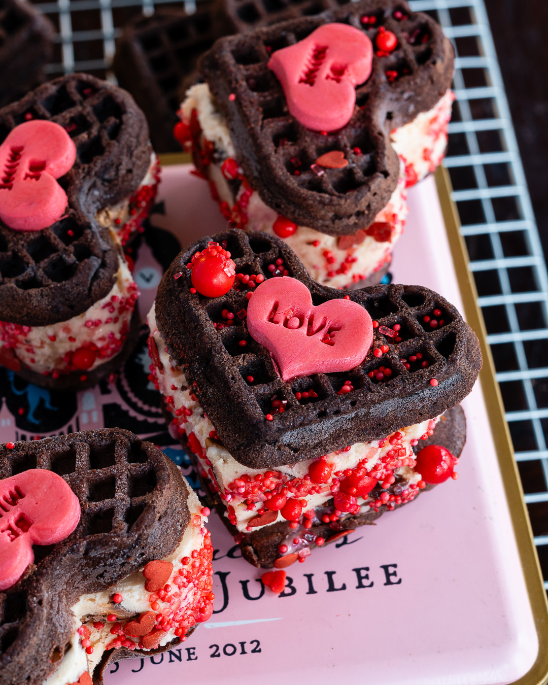 Mehr über den Artikel erfahren Valentinstag Eiswaffeln