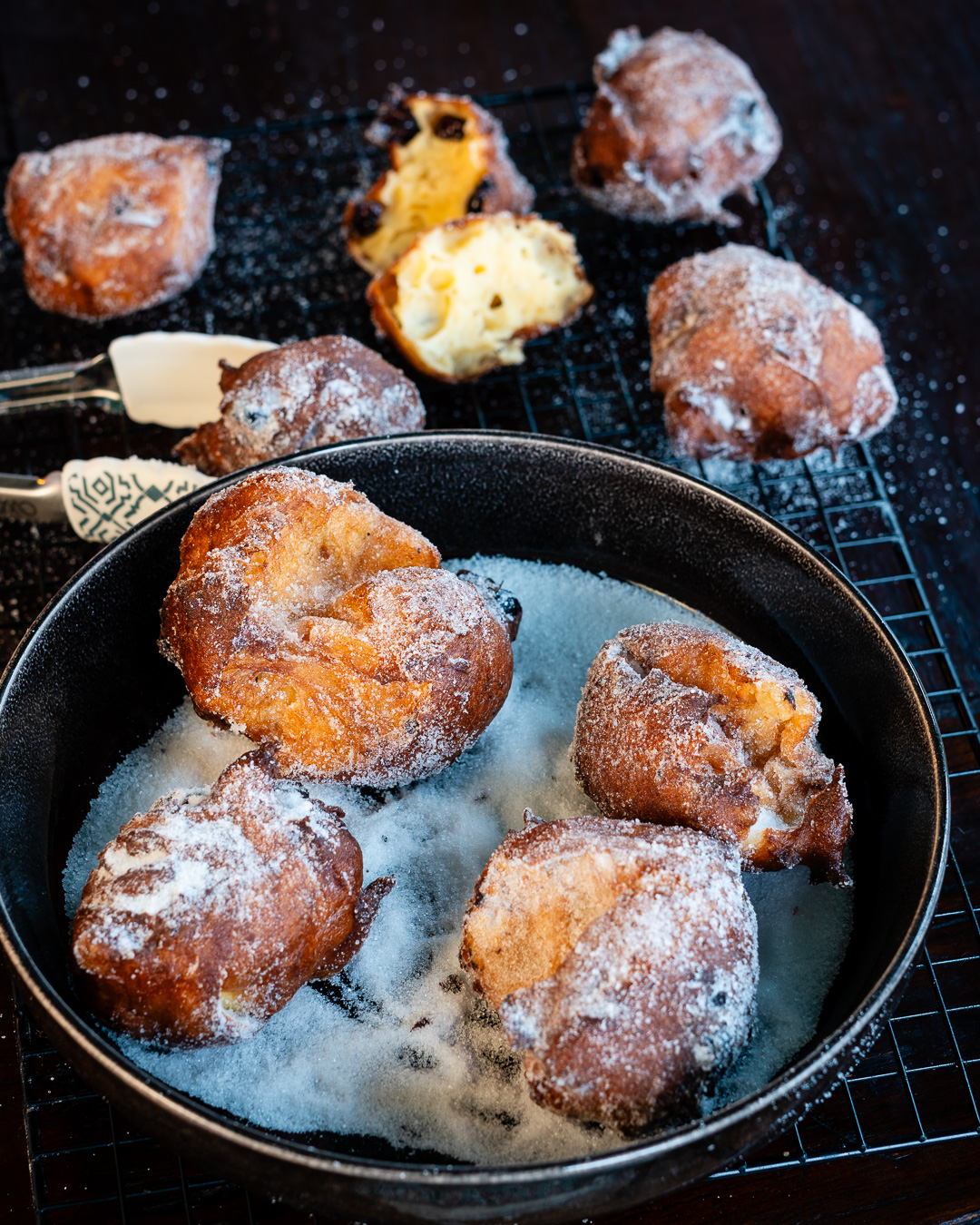 Mehr über den Artikel erfahren Rheinischen Krapfen aus Brandteig