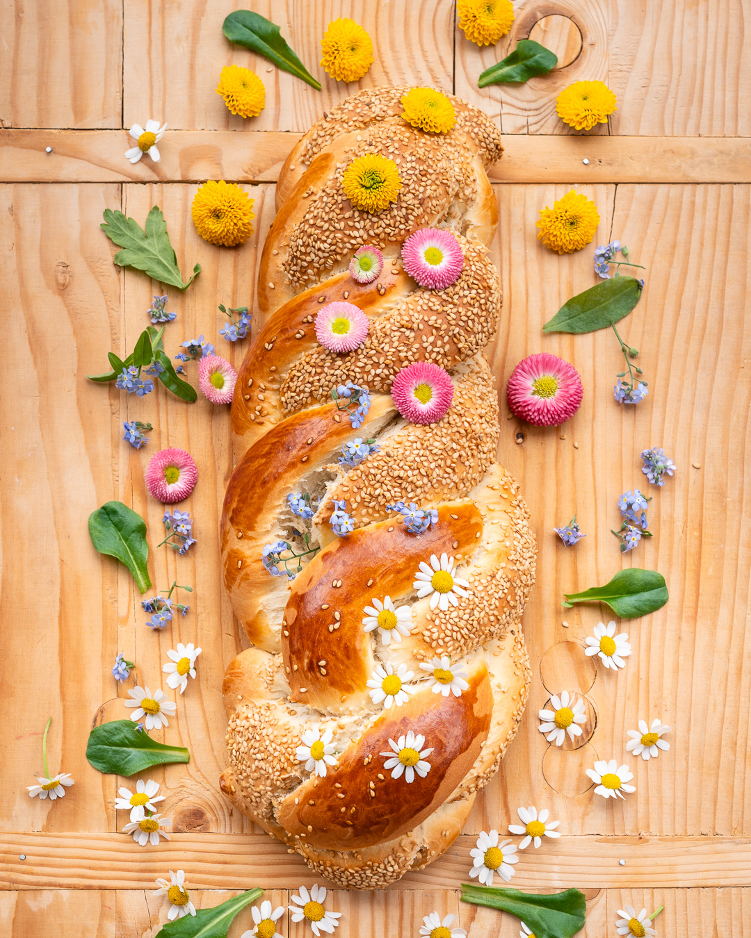 Mehr über den Artikel erfahren Challah Brot als Zopf