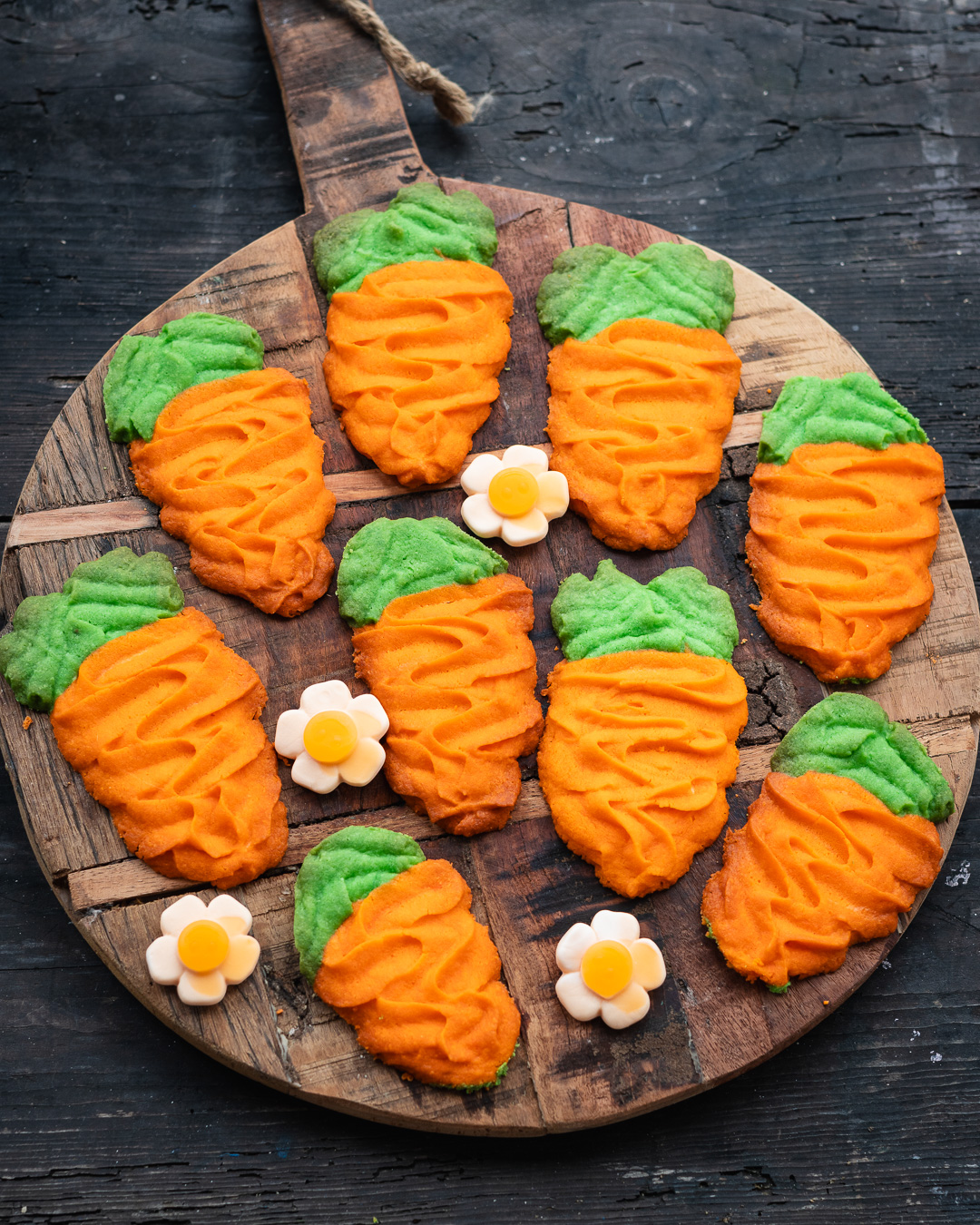 Mehr über den Artikel erfahren Flammende Herzen Karottenkekse